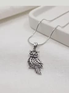Silver Owl Pendant