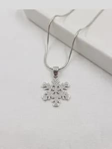 Silver Snowflake Pendant