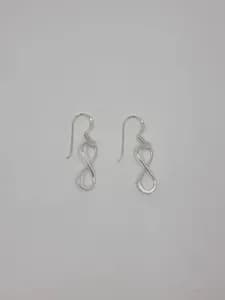 Silver Infinity Earrings