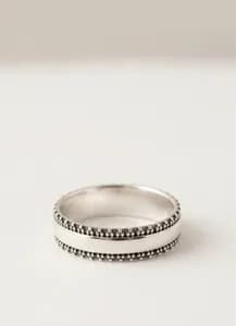 Zilveren Bubble Ring