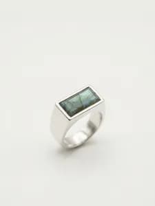 Silver Rectangle Ring