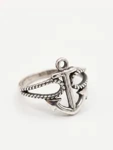 Silver Anchor Ring 14mm