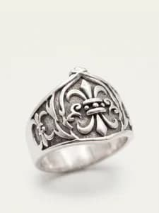 Silver Fleur-de-Lis Ring