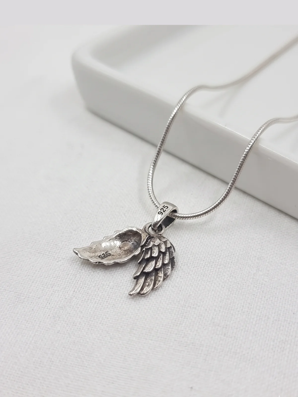 Silver Angel Wings Pendant