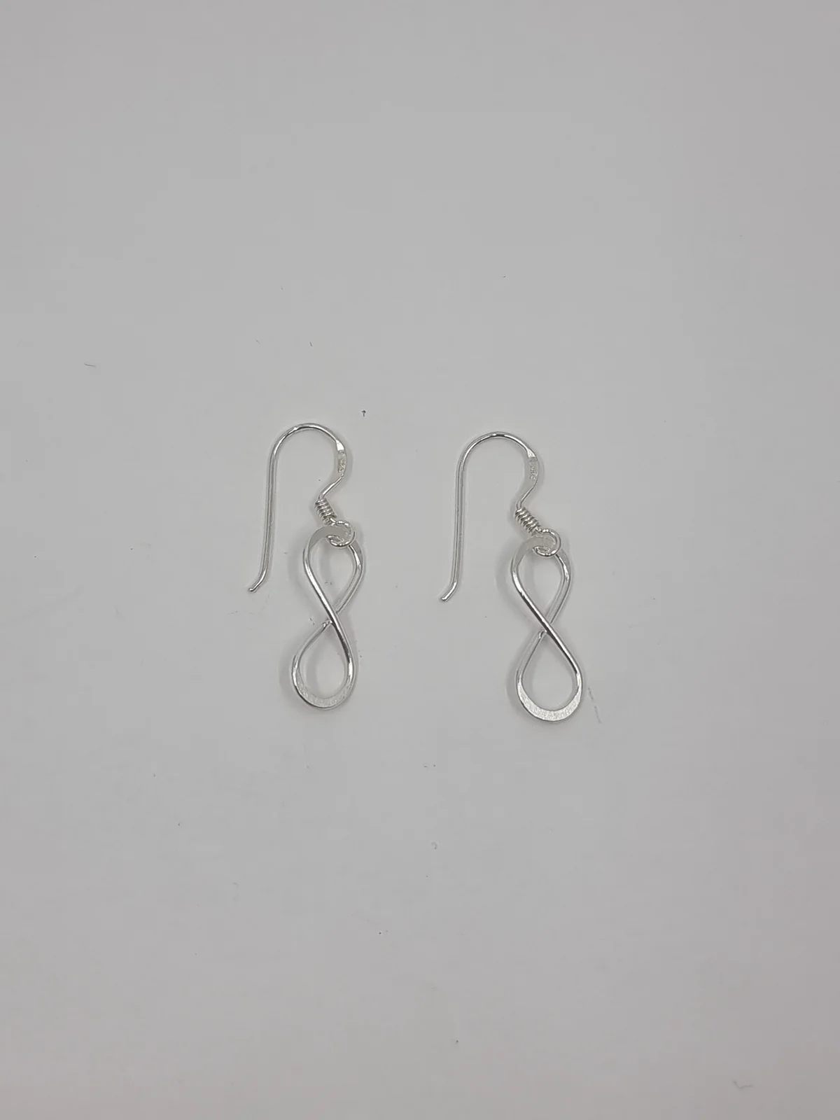 Silver Infinity Earrings