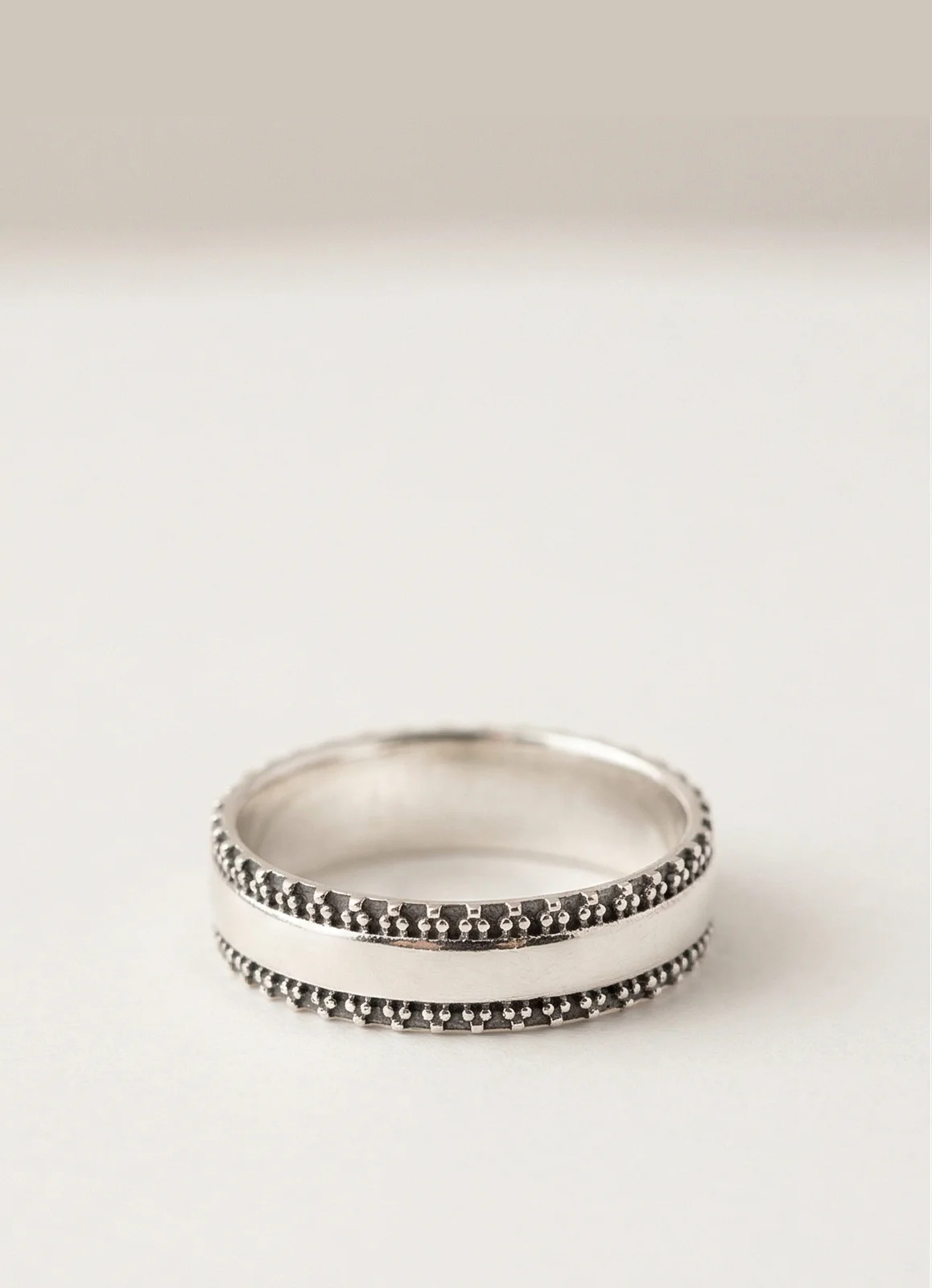 Zilveren Bubble Ring