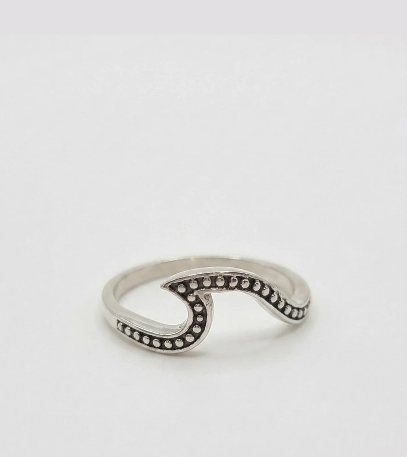 Silver Wave Ring