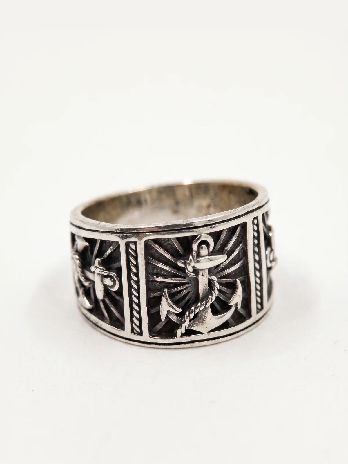 Silver Nautical Ring