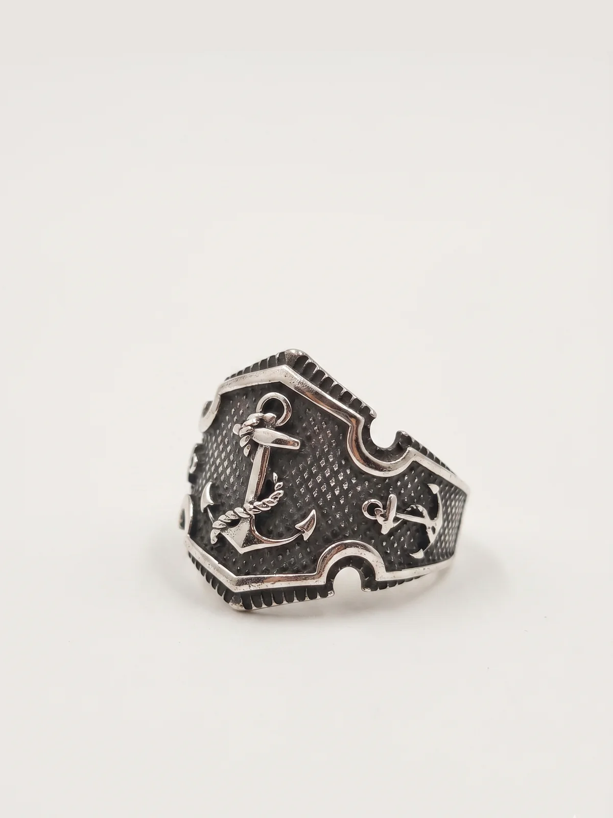 Silver Anchor Ring